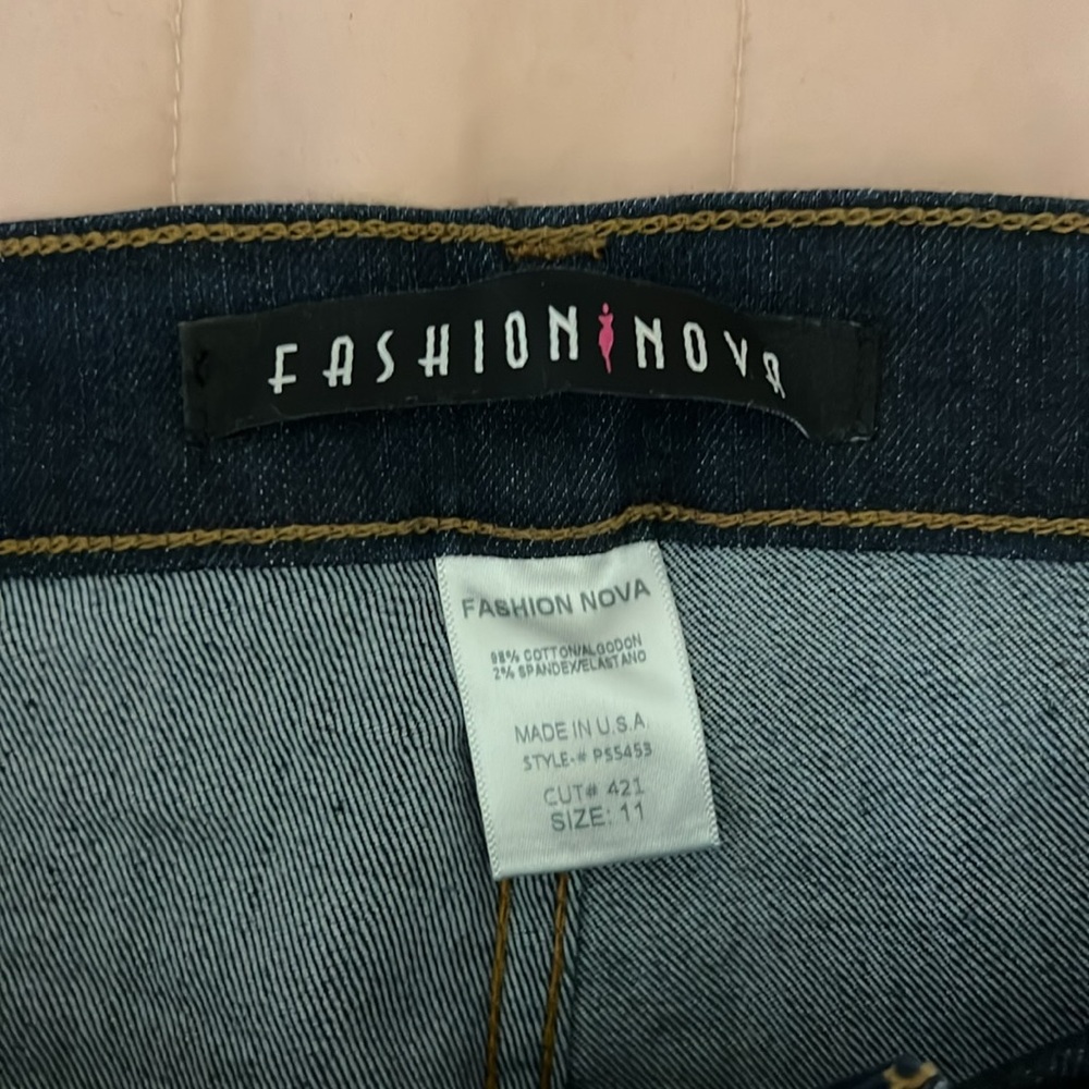 Fashion Nova Studded Skinny Jeans - Picture 7 of 14